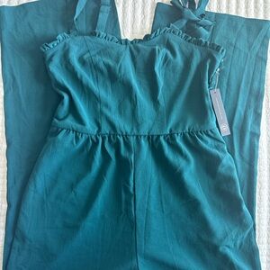 Teal Wonen One Piece